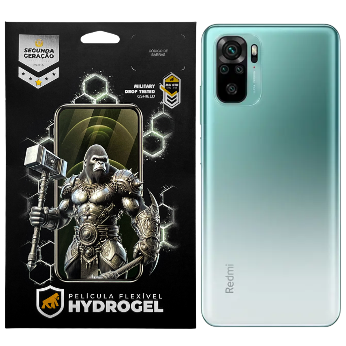 Película para Xiaomi Redmi 10 - Traseira Hydrogel HD- Gshield