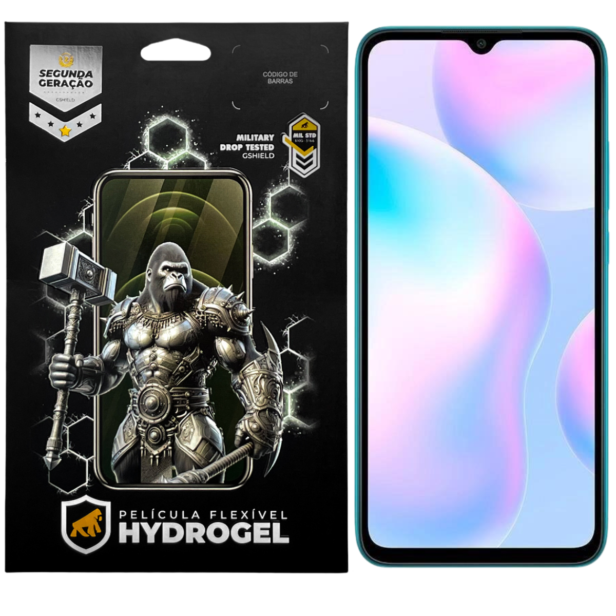 Película para Xiaomi Redmi 9A - Hydrogel Gamer Fosca - Gshield
