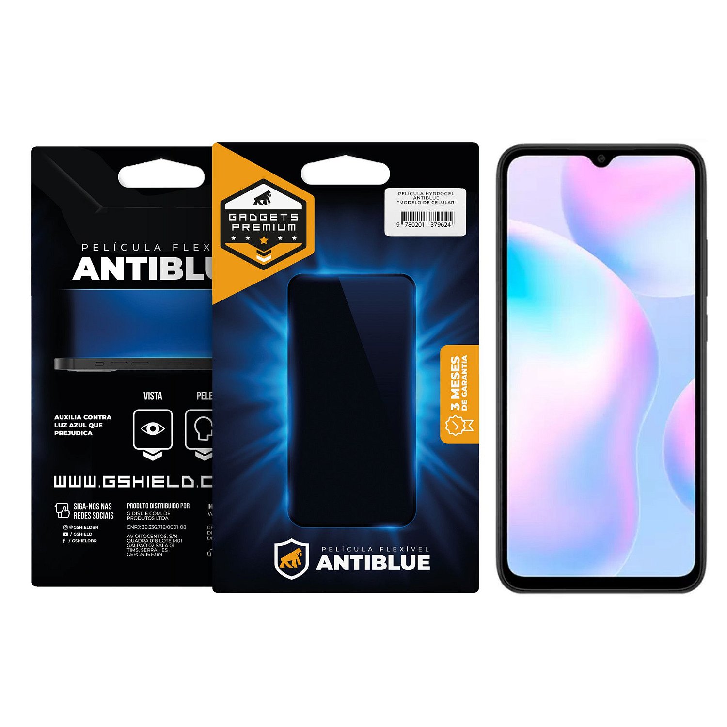 Película para Xiaomi Redmi 9A - AntiBlue - Gshield