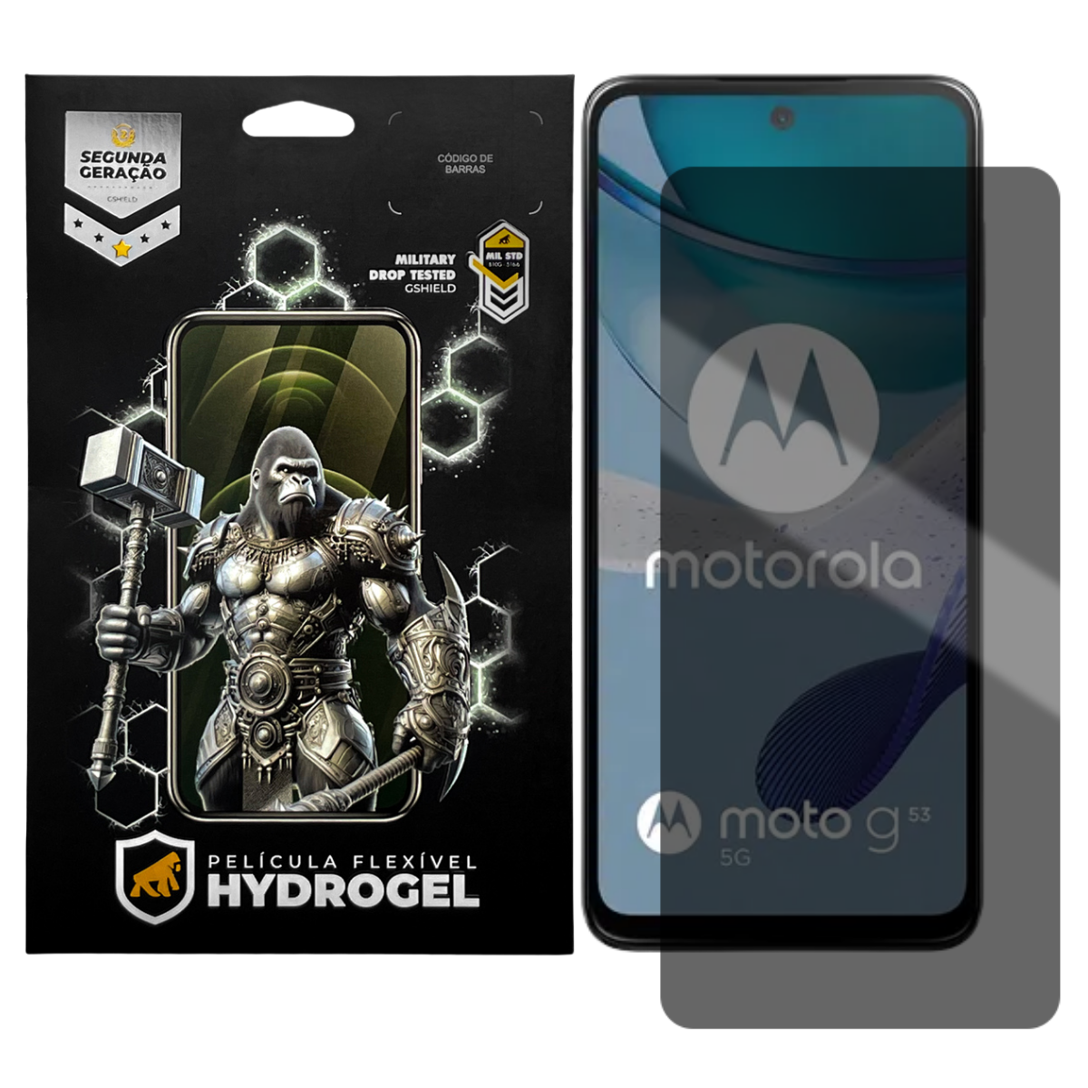 Película para Motorola Moto G53 5G - Privacidade Hydrogel - Gshield