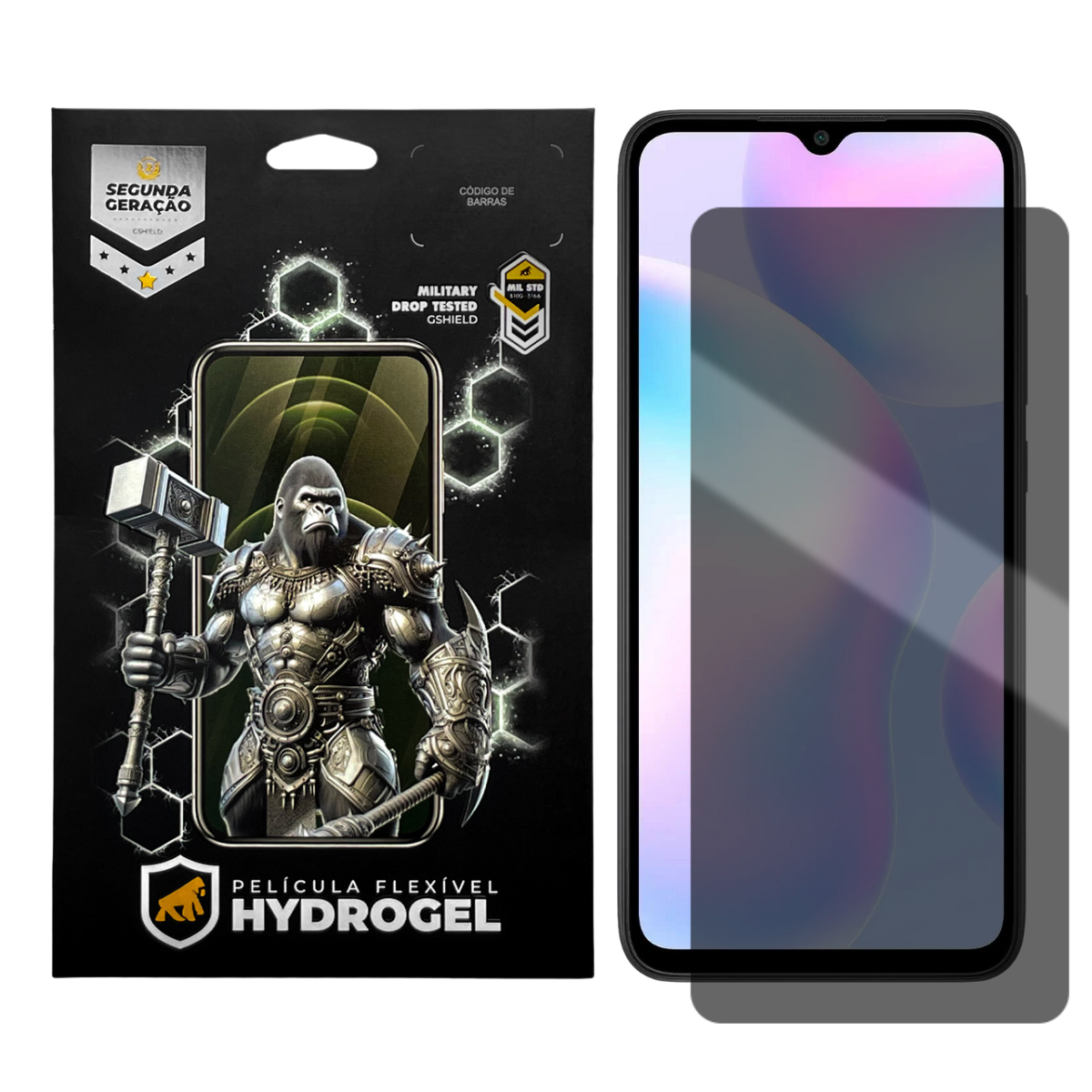 Película para Xiaomi Redmi 9A - Privacidade Hydrogel - Gshield