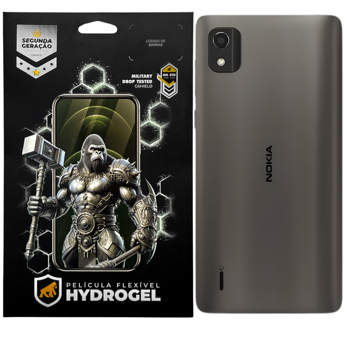Película para Nokia C2 2nd Edition - Traseira Hydrogel HD - Gshield