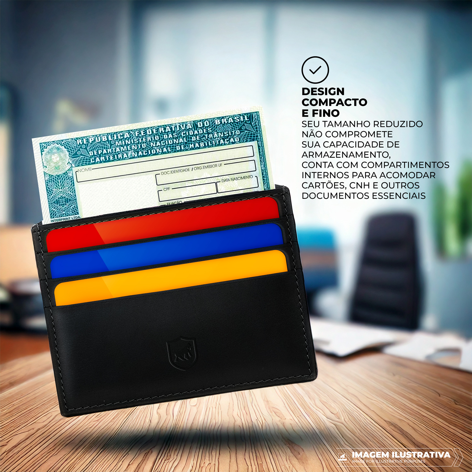 Carteira Porta Cartão - Anti-aproximação - RFID - Anti-furto - Ultra Safe - Gshield - foto 2