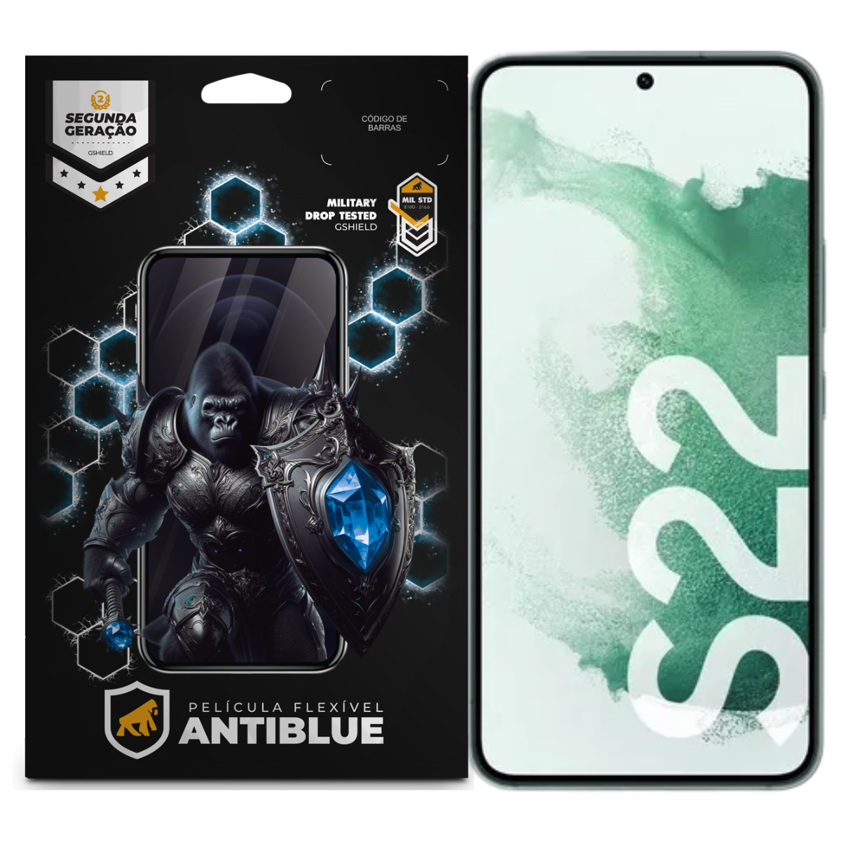 Película para Samsung Galaxy S22 - AntiBlue - Gshield