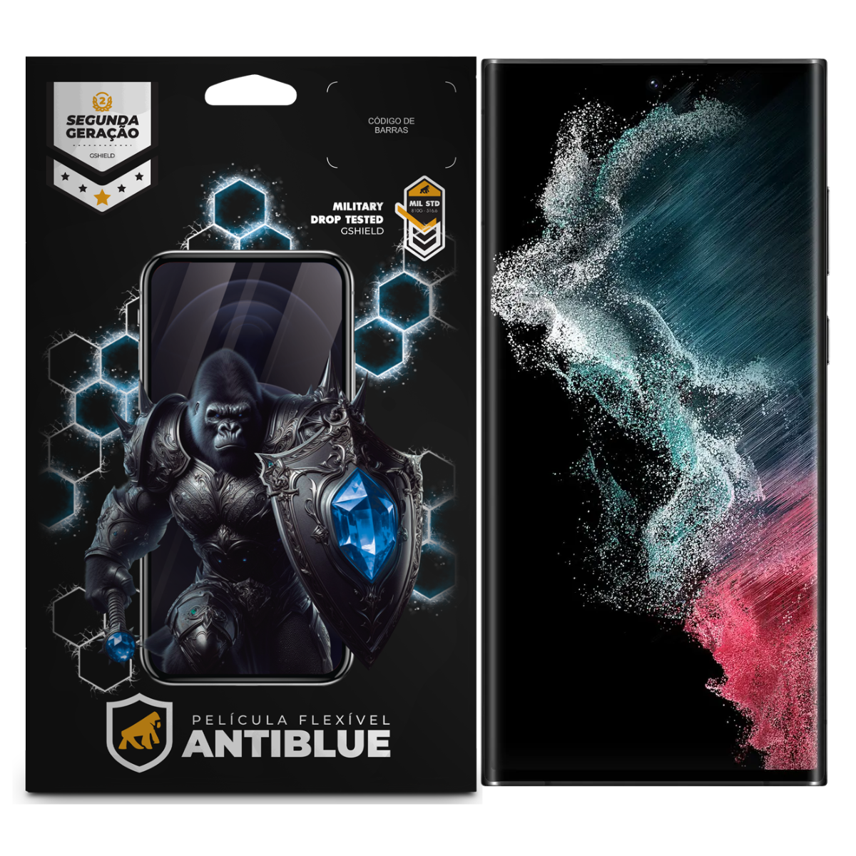 Película para Samsung Galaxy S22 Ultra - AntiBlue - Gshield
