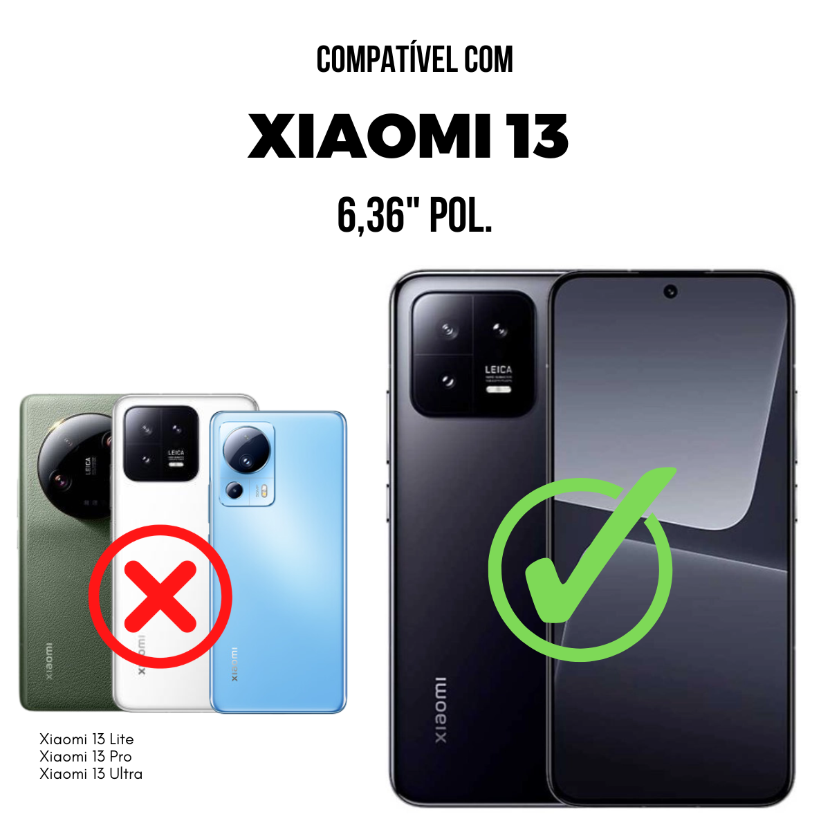 Película para Xiaomi 13 5G - Traseira de Fibra de Carbono Preta - Gshield