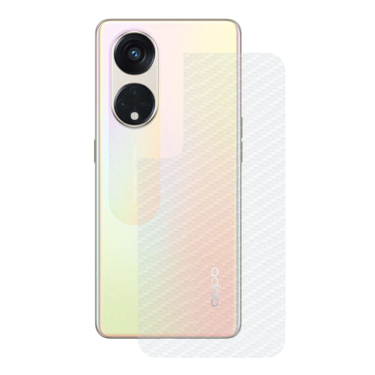 Película para Oppo Reno 8T 5G - Traseira de Fibra de Carbono - Gshield