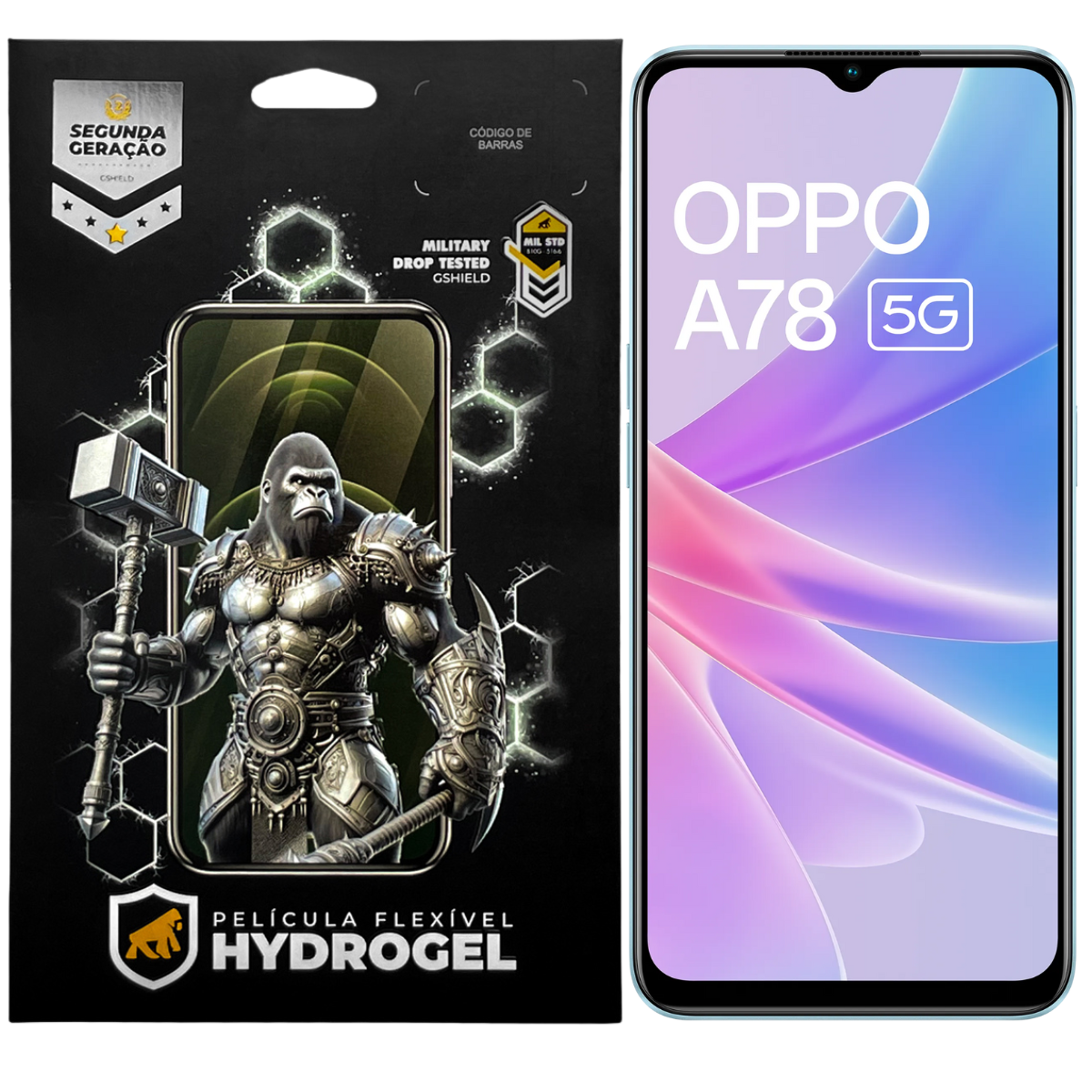 Película para Oppo A78 5G - Hydrogel Gamer Fosca - Gshield
