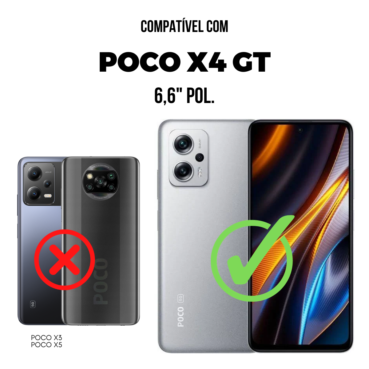 Película para Xiaomi Poco X4 GT - Traseira de Fibra de Carbono Preta - Gshield