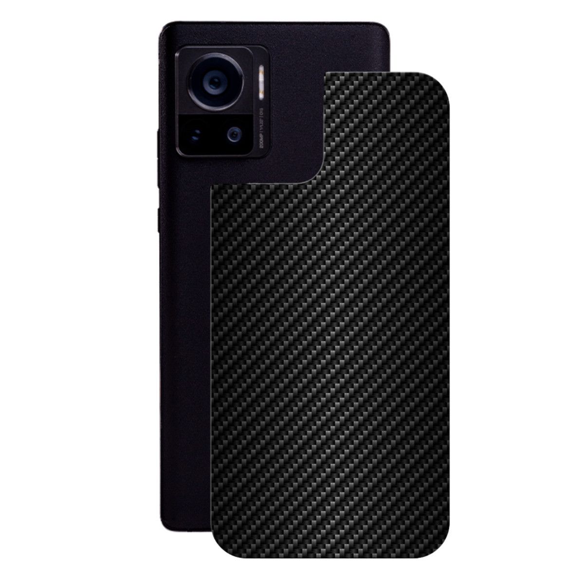 Película para Motorola Edge 30 Ultra 5G - Traseira de Fibra de Carbono Preta - Gshield