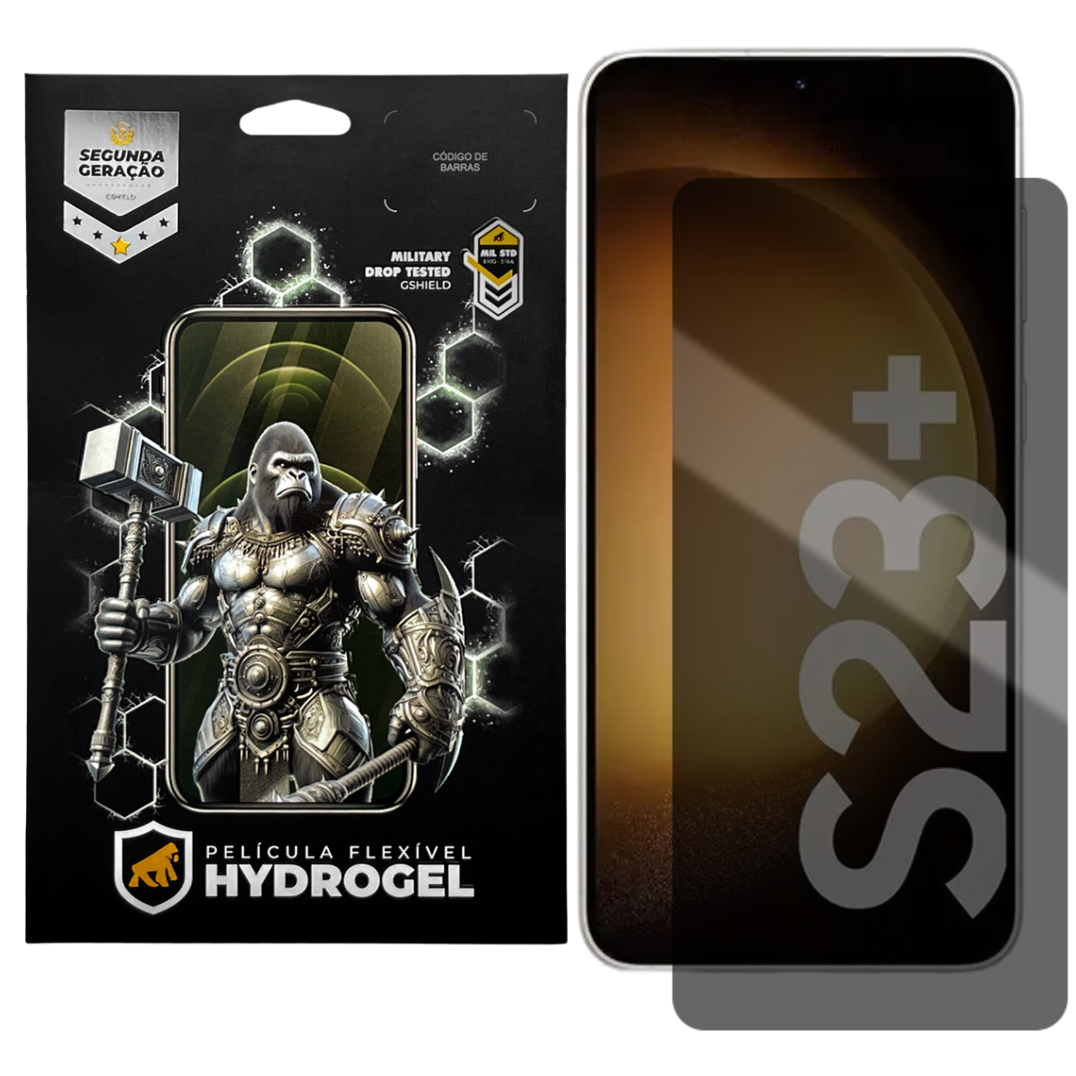 Película para Samsung Galaxy S23 Plus - Privacidade Hydrogel - Gshield