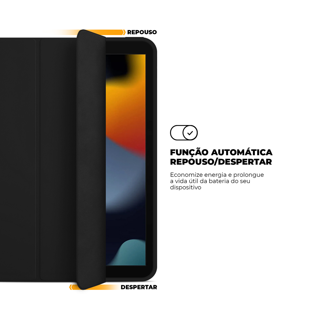 Capa para iPad 7/8/9 10.2 2019/2020/2021 - Clear View - Gshield - foto 3