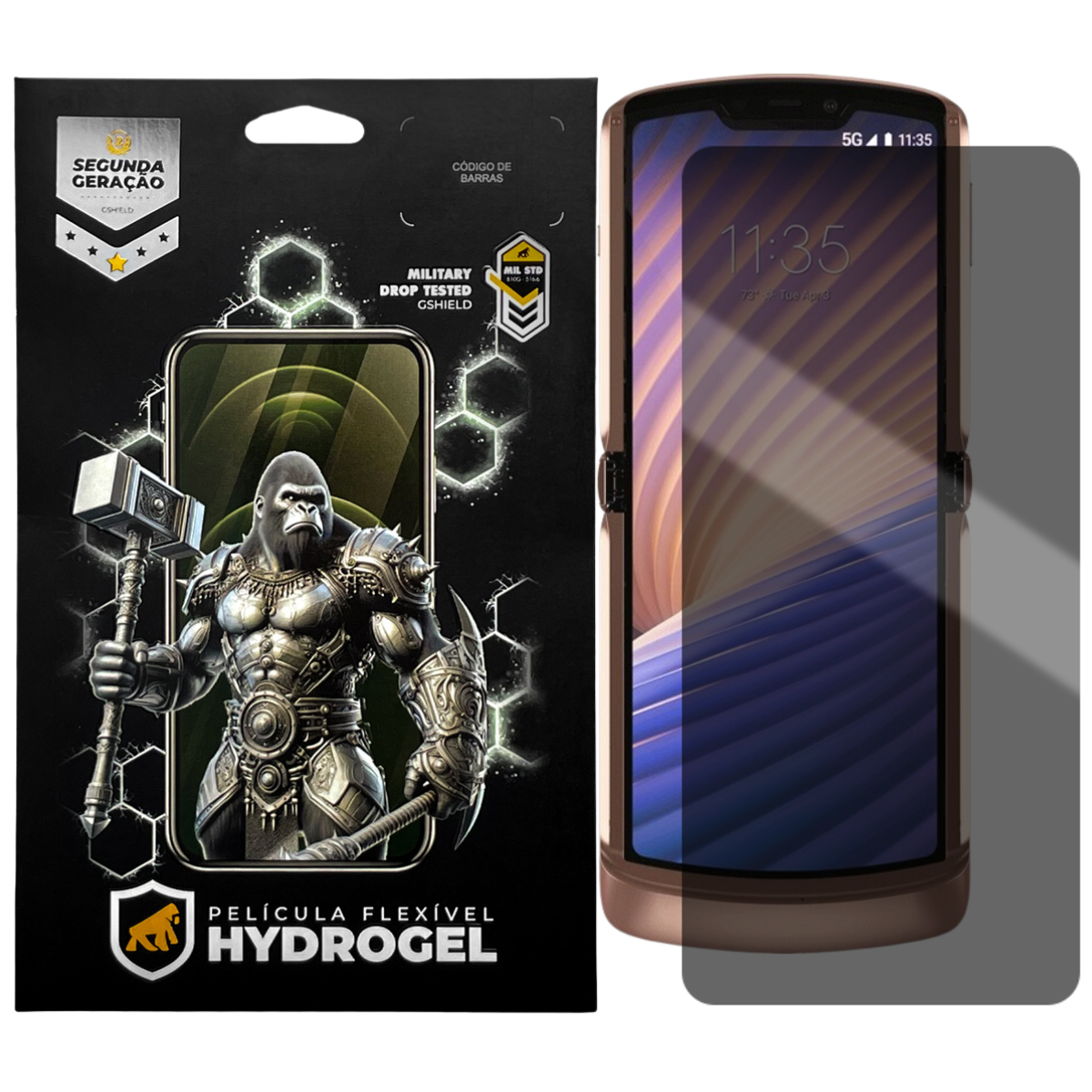 Película para Motorola Razr 5G - Privacidade Hydrogel - Gshield