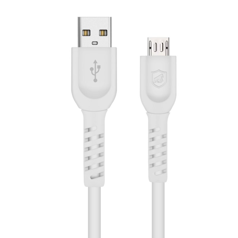 Cabo para controle Xbox One USB - Dual Shock Branco 1,2m - Gshield