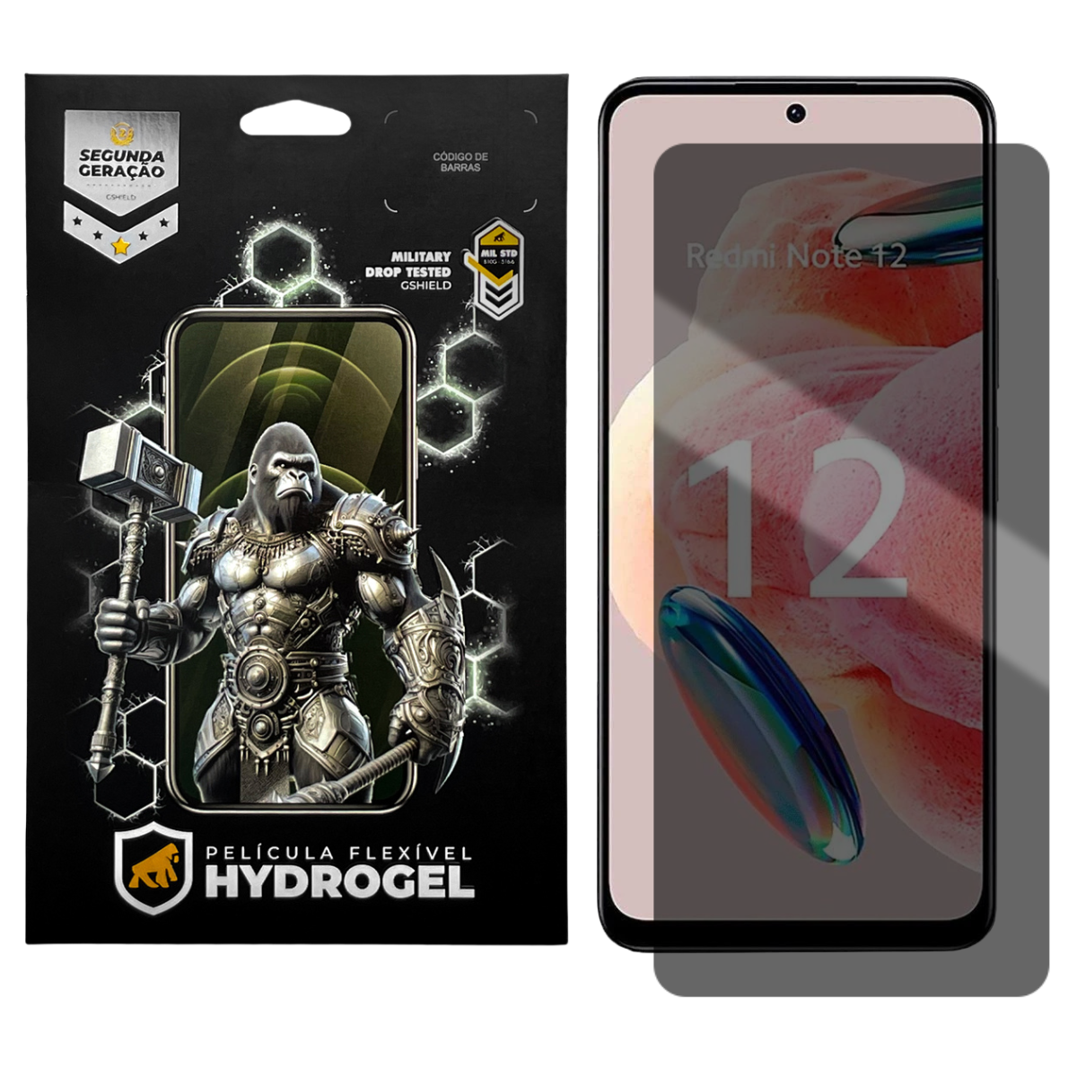 Película para Xiaomi Redmi Note 12 5G - Privacidade Hydrogel - Gshield