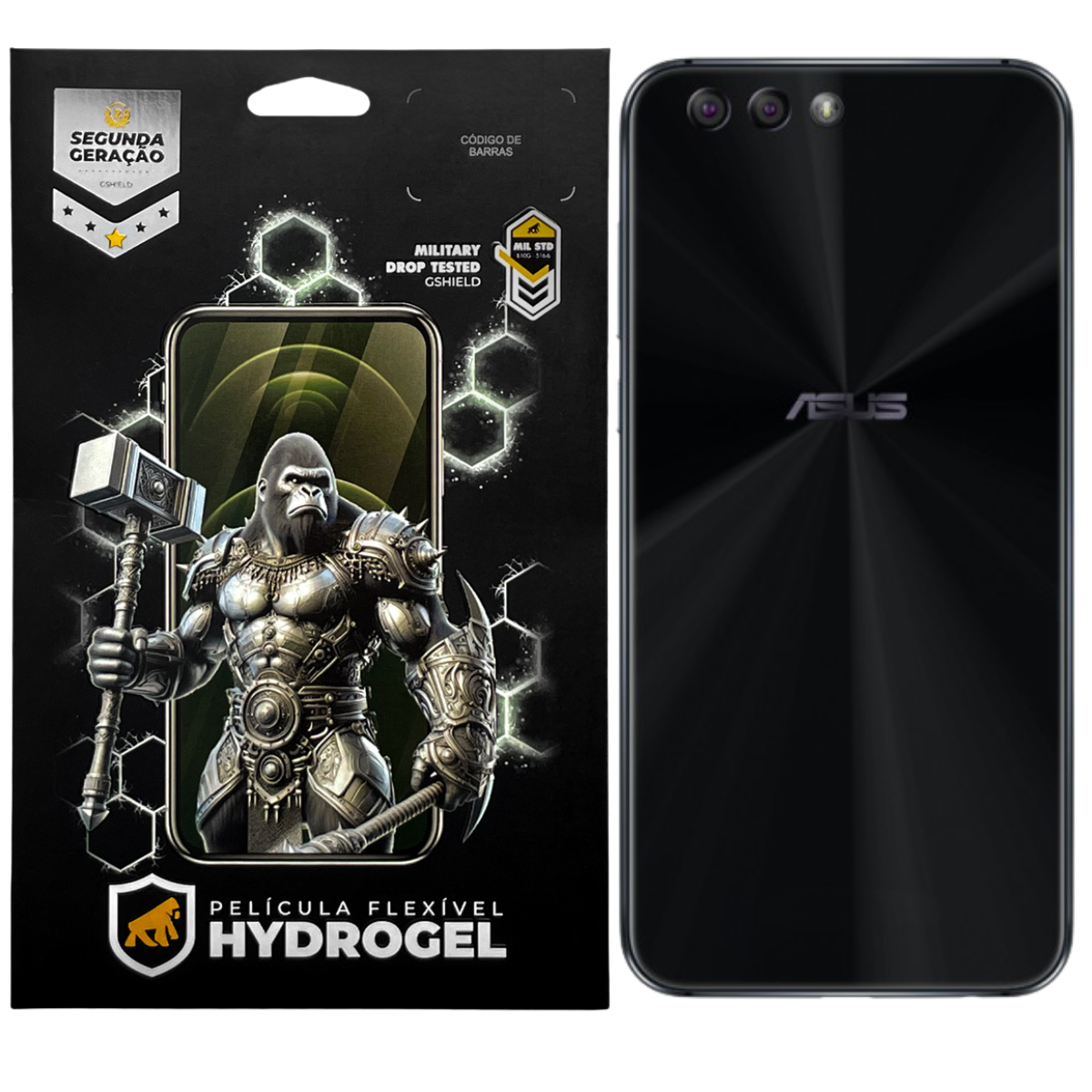Película para Asus Zenfone 4 - ZE554KL - Traseira Hydrogel HD- Gshield