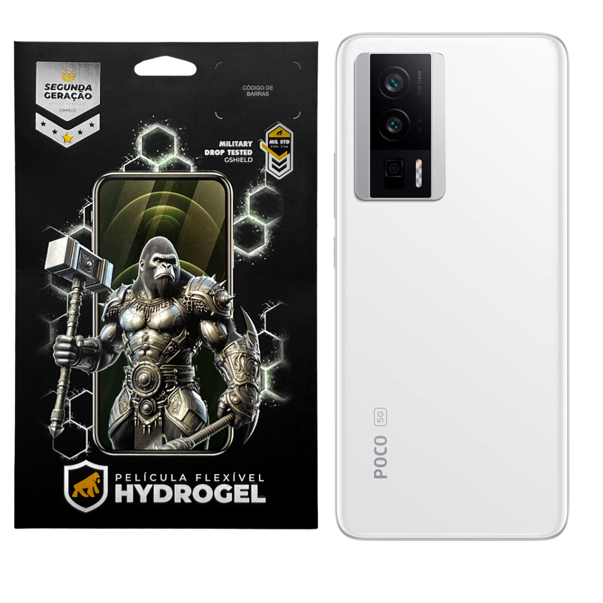 Película para Xiaomi Poco F5 Pro - Traseira Hydrogel HD- Gshield