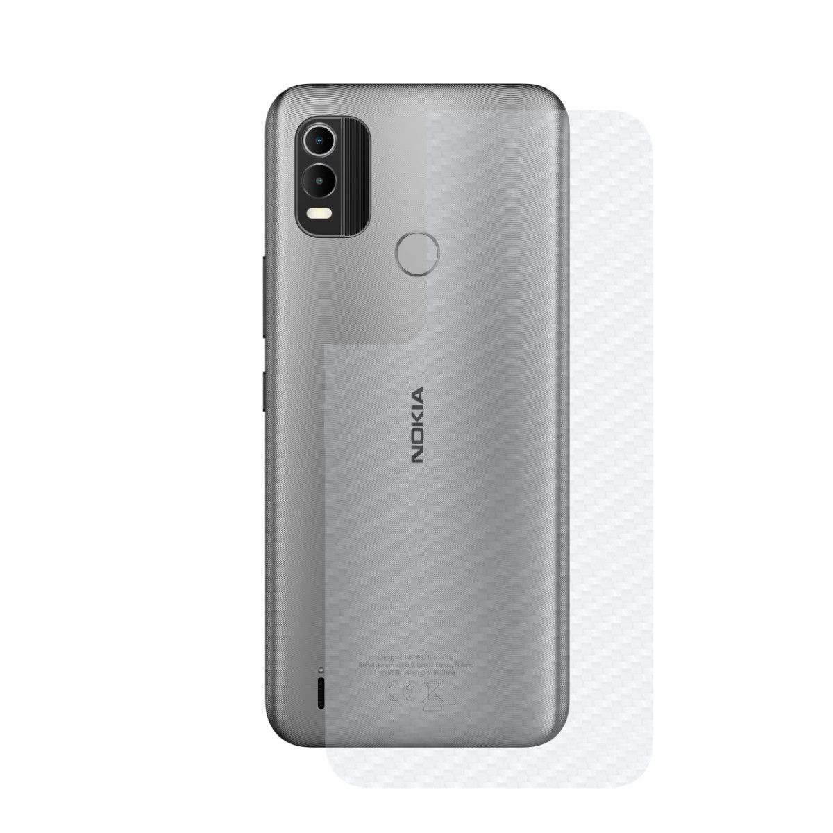 Película para Nokia C21 Plus - Traseira de Fibra de Carbono - Gshield