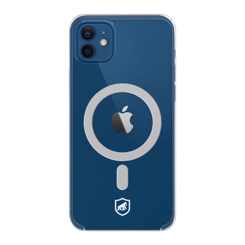 Kit Capa Magsafe e Pelicula Dual Glass Preta para iPhone 12 - Gshield