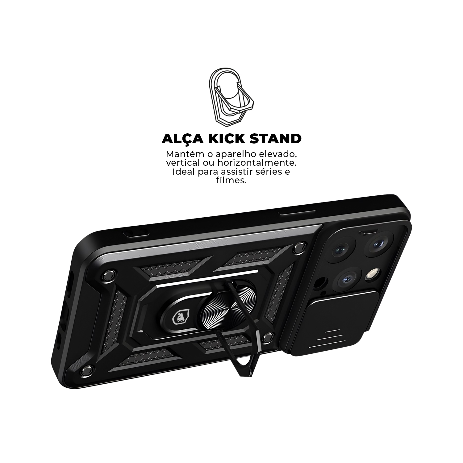 Capa para iPhone 15 Pro Max - Dinamic Cam Protection - Gshield