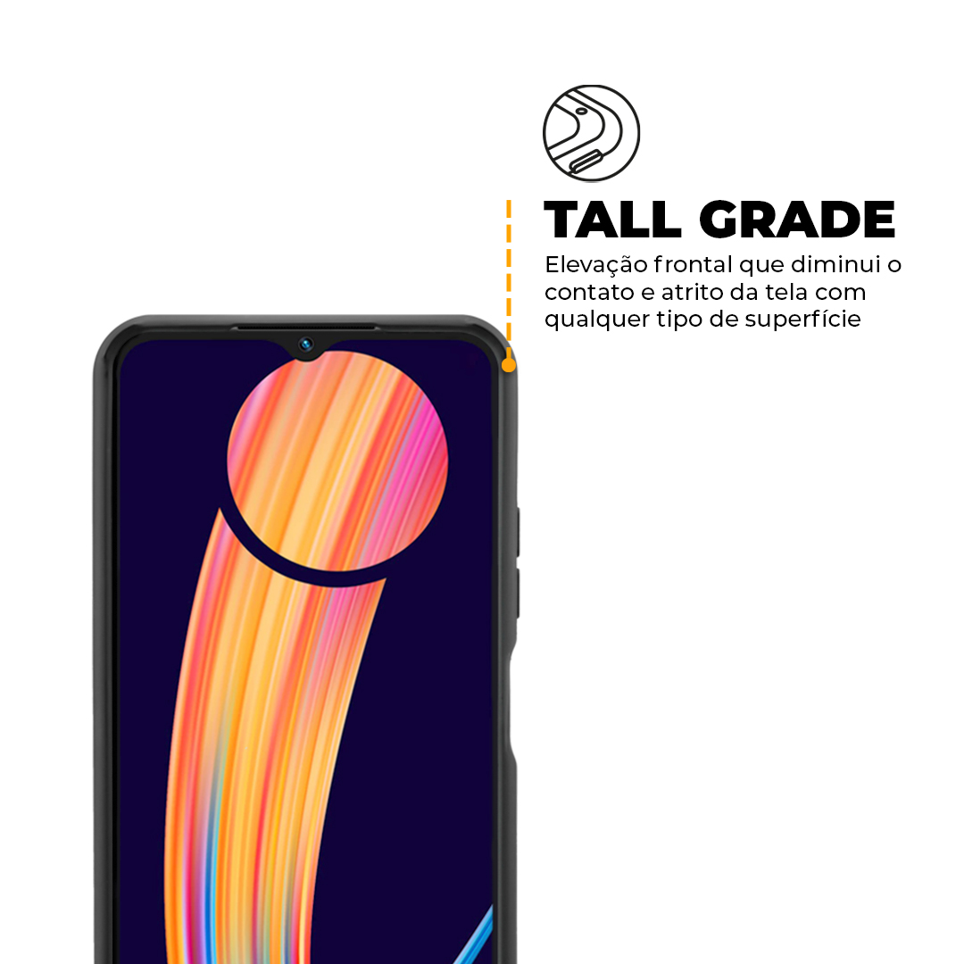 Capa para Infinix Hot 30i - Symetric Preta - Gshield - foto 2