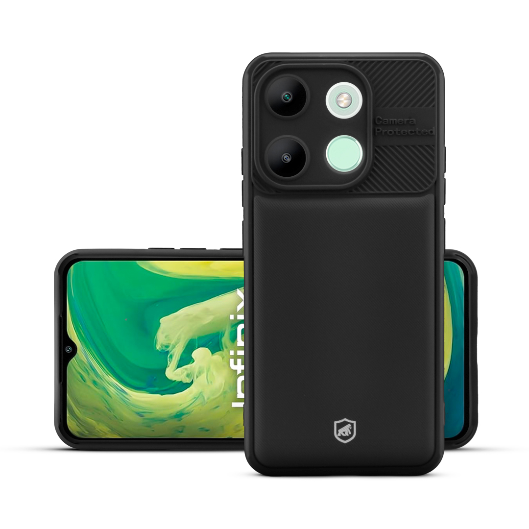 Capa para Infinix Smart 7 - Symetric Preta - Gshield