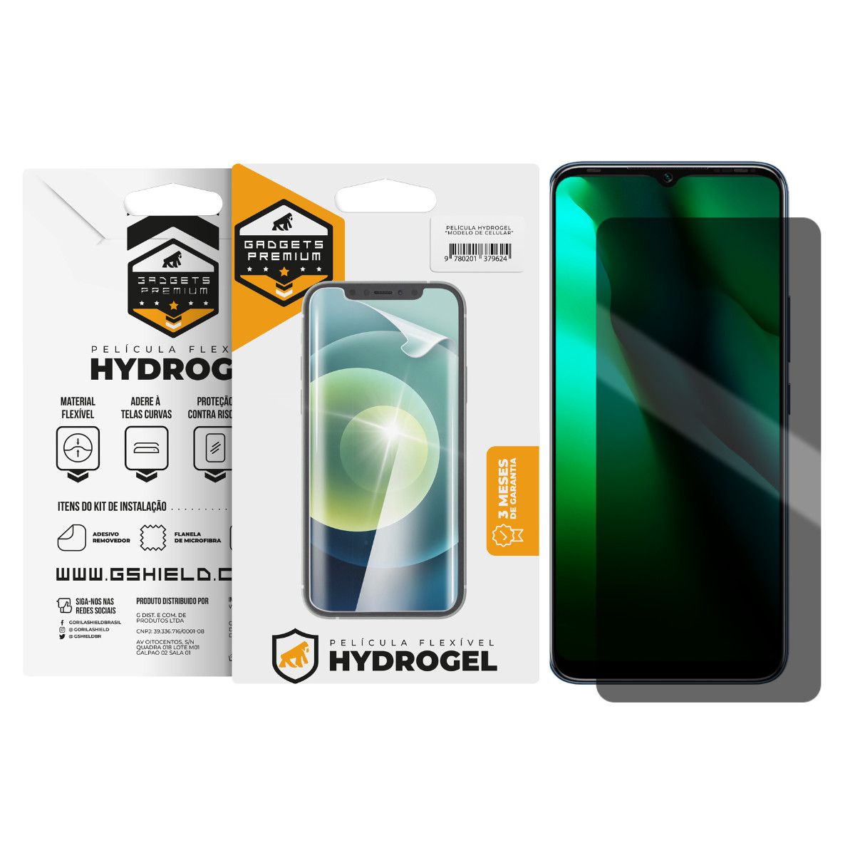 Película para Infinix Hot 20i - Privacidade Hydrogel - Gshield