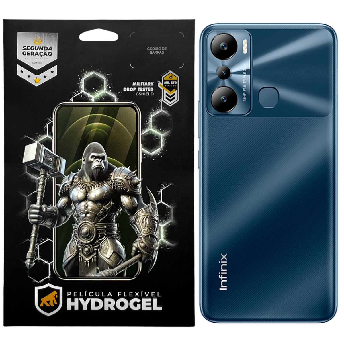 Película para Infinix Hot 20i - Traseira Hydrogel HD - Gshield
