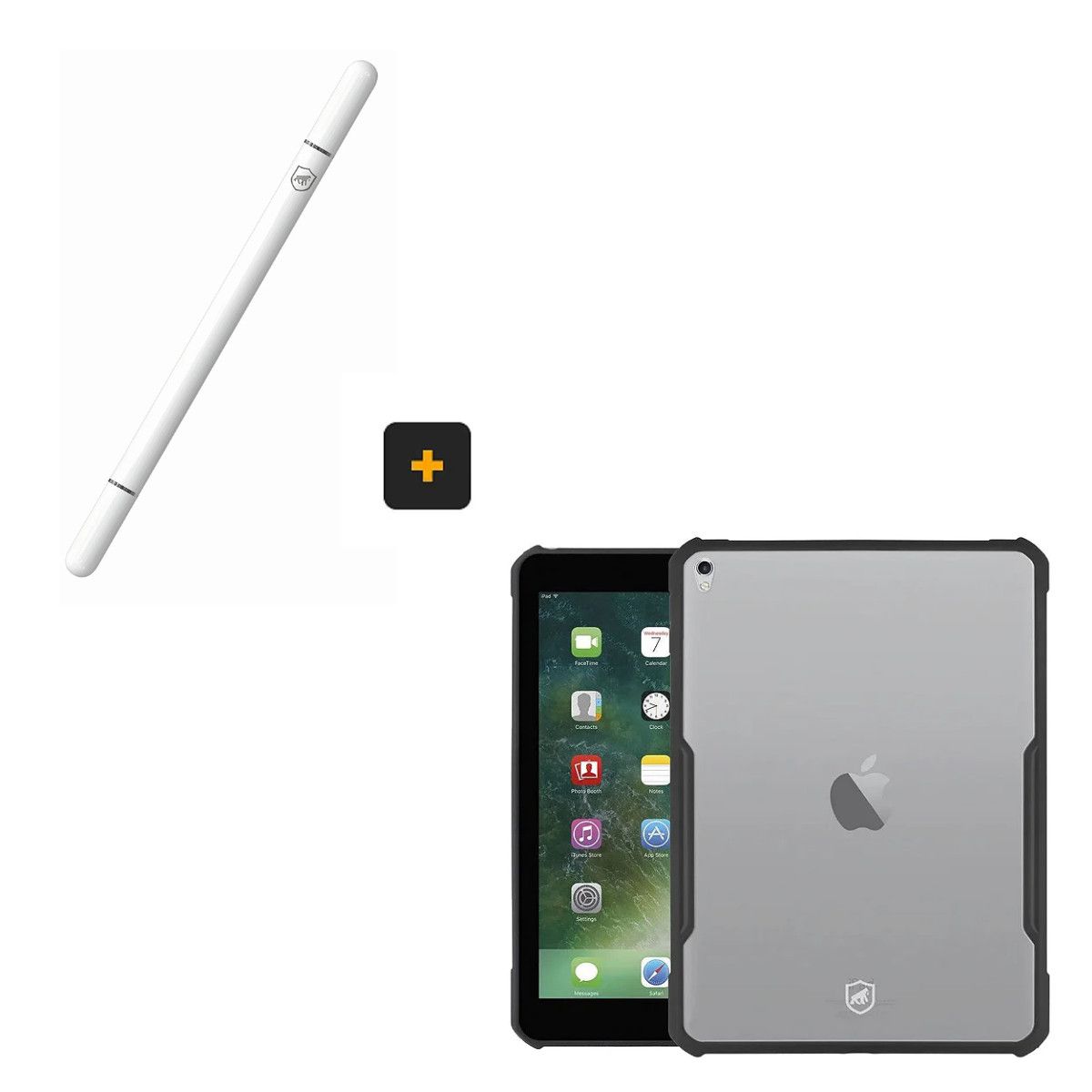 Kit Capa Dual Shock X e Caneta Dinamic para iPad 9.7 (2017) - Gshield
