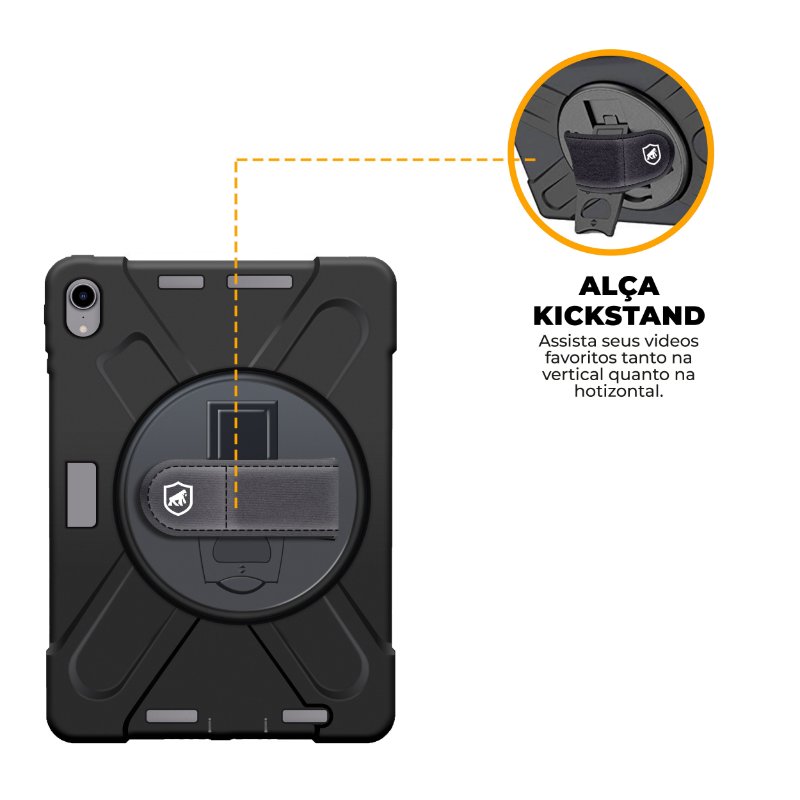 Kit Capa Phantom e Caneta Dinamic para iPad Mini 6 - Gshield