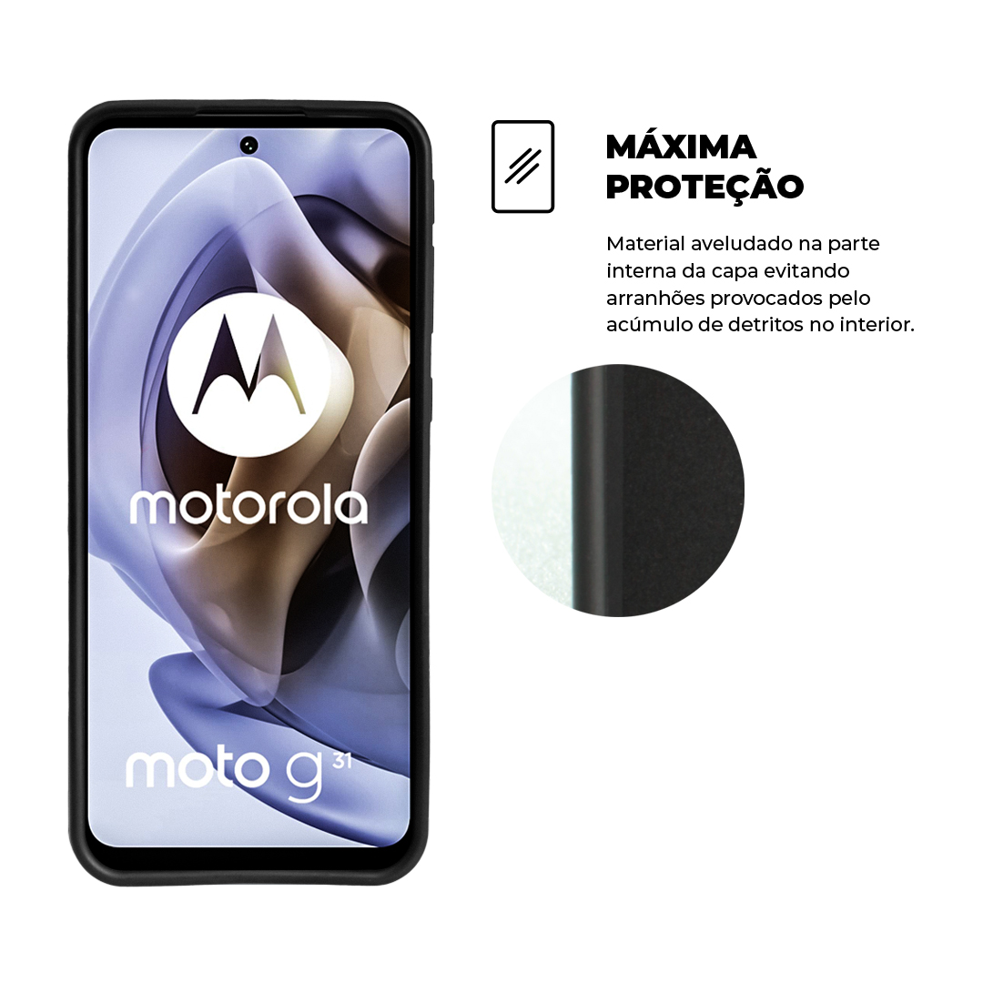 Capa para Motorola Moto G31 - Silicon Veloz - Gshield