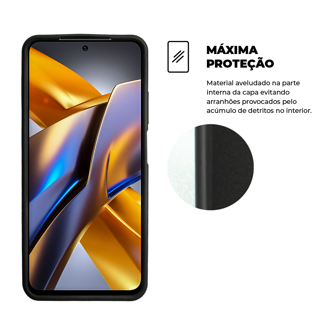 Capa para Xiaomi POCO M5S - Silicon Veloz - Gshield - foto 3