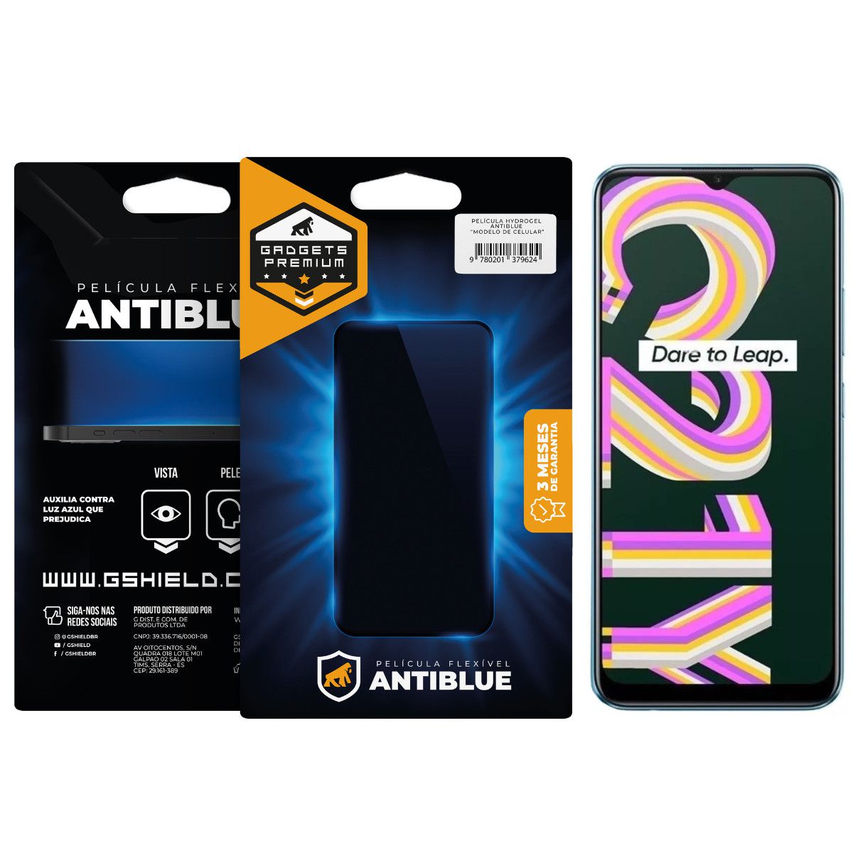 Película para Realme C21Y - AntiBlue - Gshield