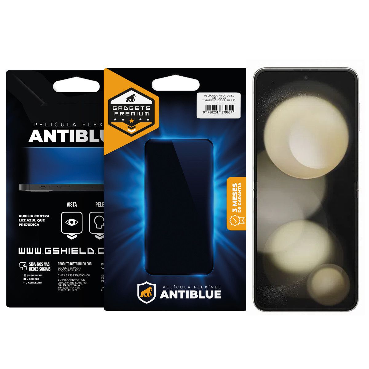 Película para Samsung Galaxy Z Flip 5 - AntiBlue - Gshield