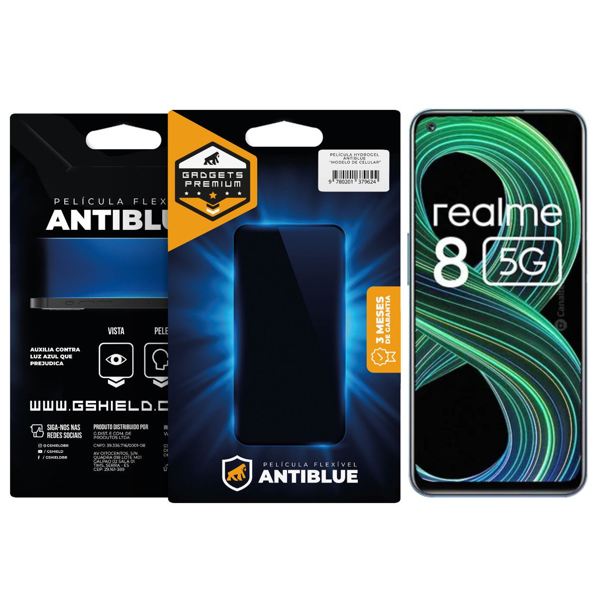 Película para Realme 8 5G - AntiBlue - Gshield