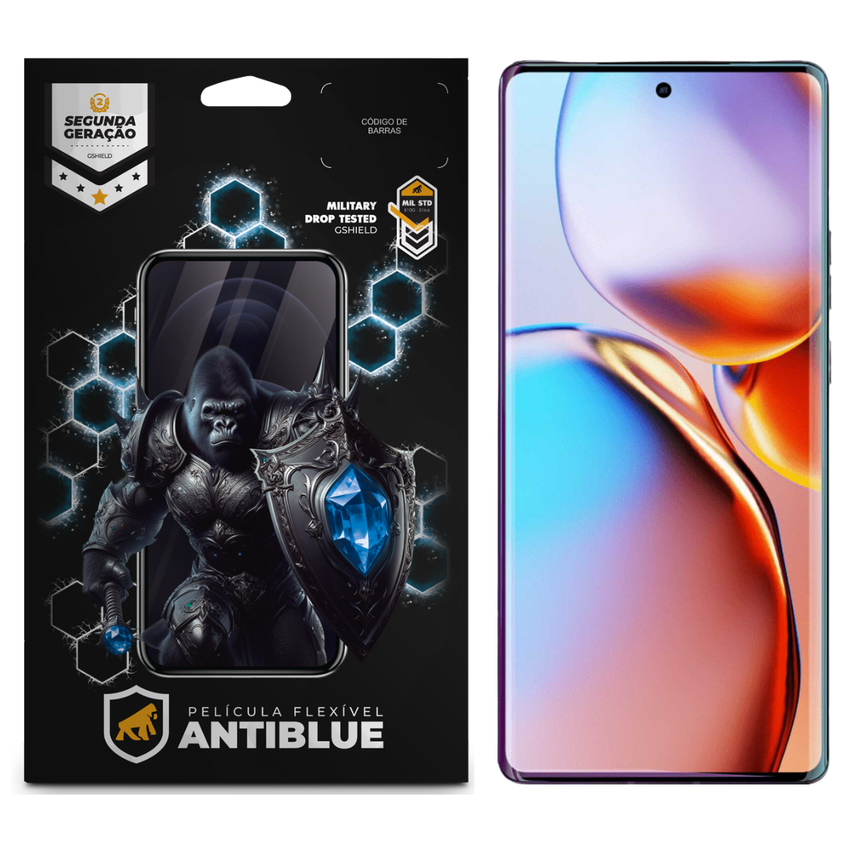 Película para Motorola Edge Plus - AntiBlue - Gshield