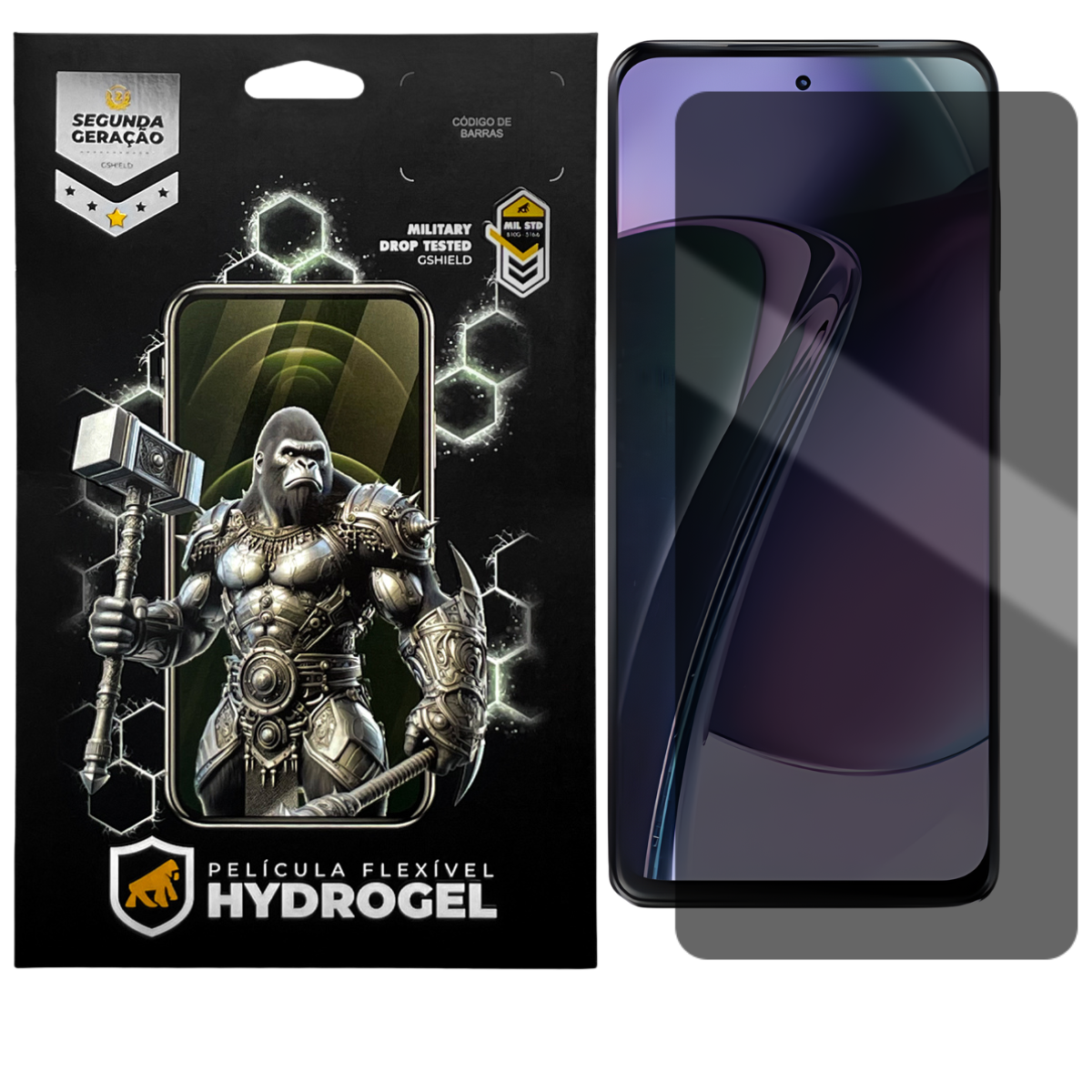 Película para Motorola Moto G Stylus 5G - Privacidade Hydrogel - Gshield