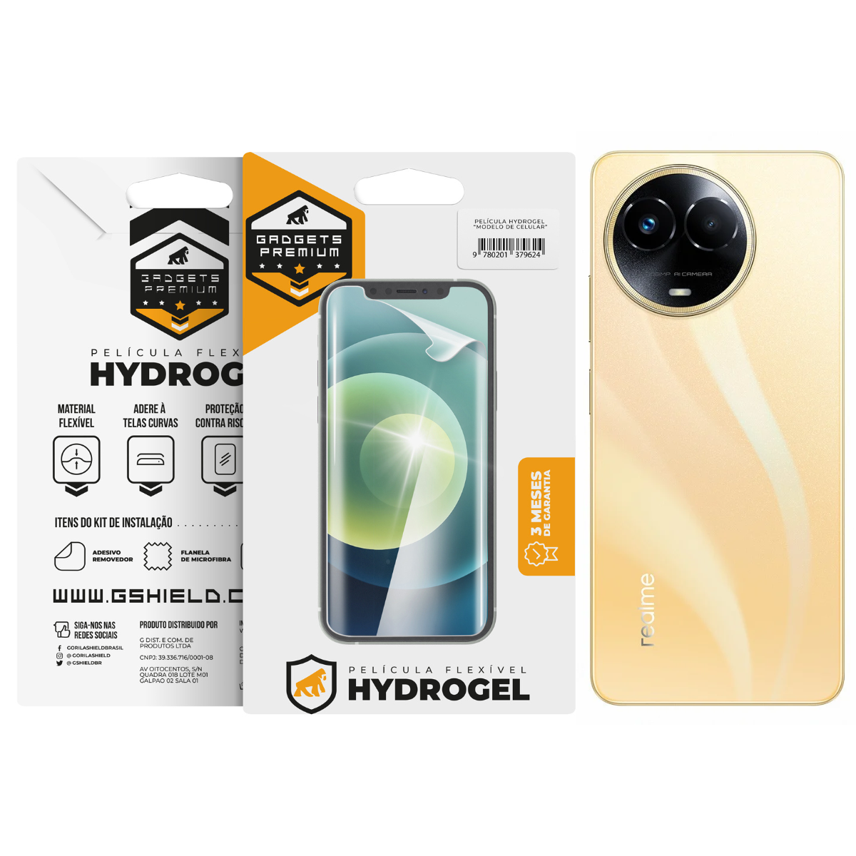 Película para Realme 11 - Traseira Hydrogel HD - Gshield