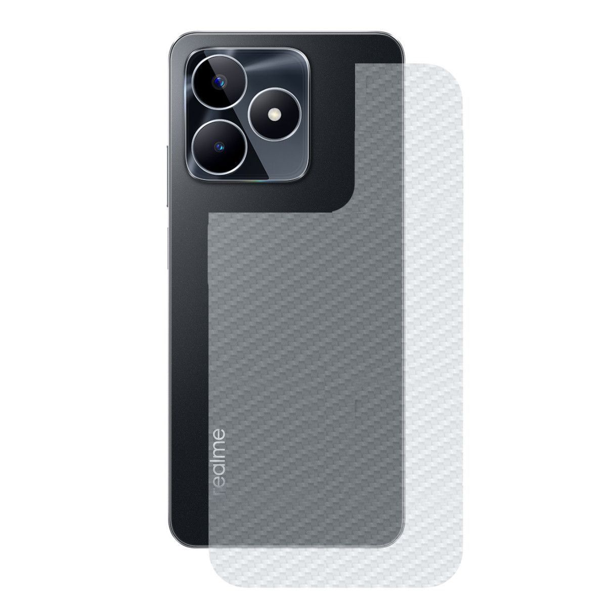 Película para Realme C53 - Traseira de Fibra de Carbono - Gshield