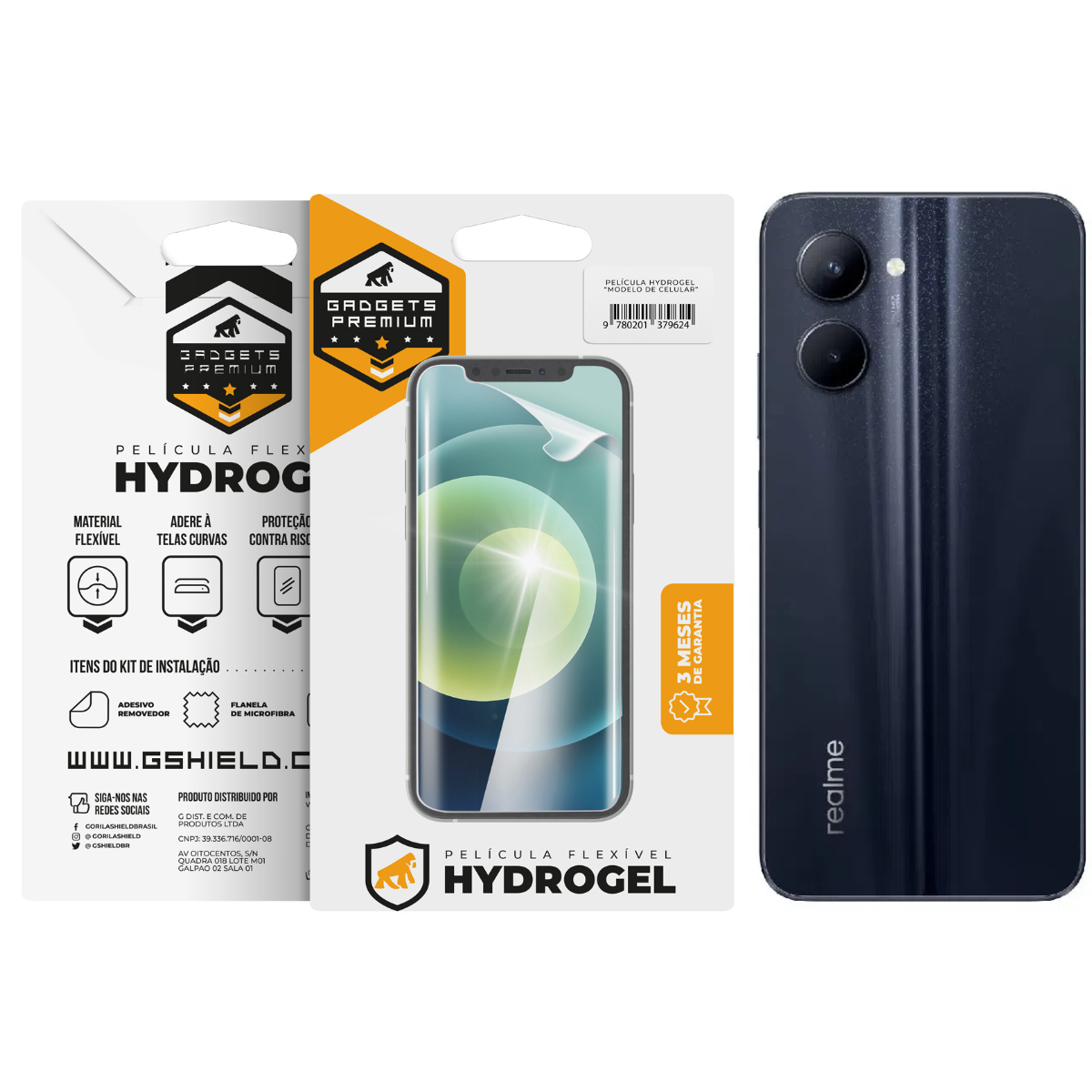 Película para Realme C33 - Traseira Hydrogel HD - Gshield