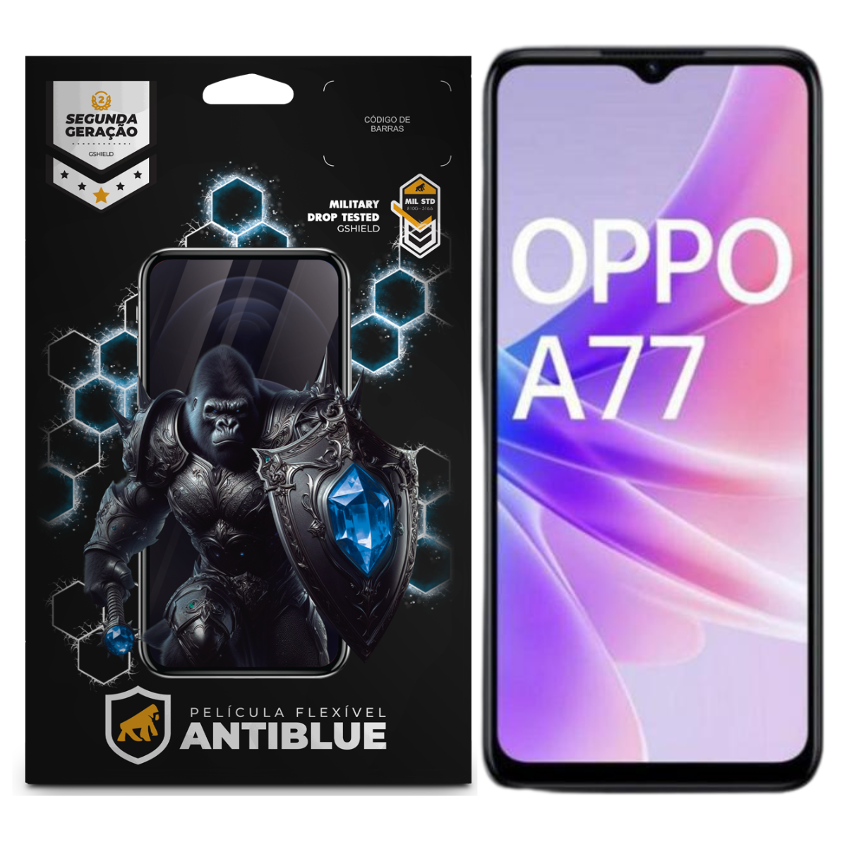 Película para Oppo A77 - AntiBlue - Gshield