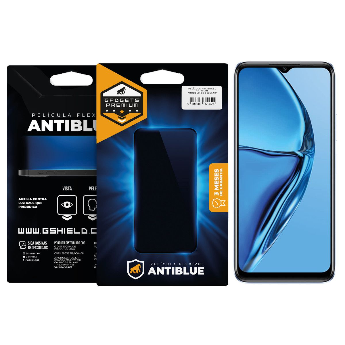 Película para Infinix Hot 20 5G - AntiBlue - Gshield