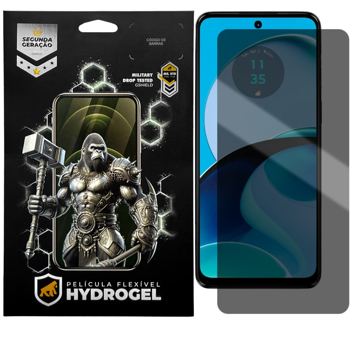 Película para Motorola Moto G14 - Privacidade Hydrogel - Gshield