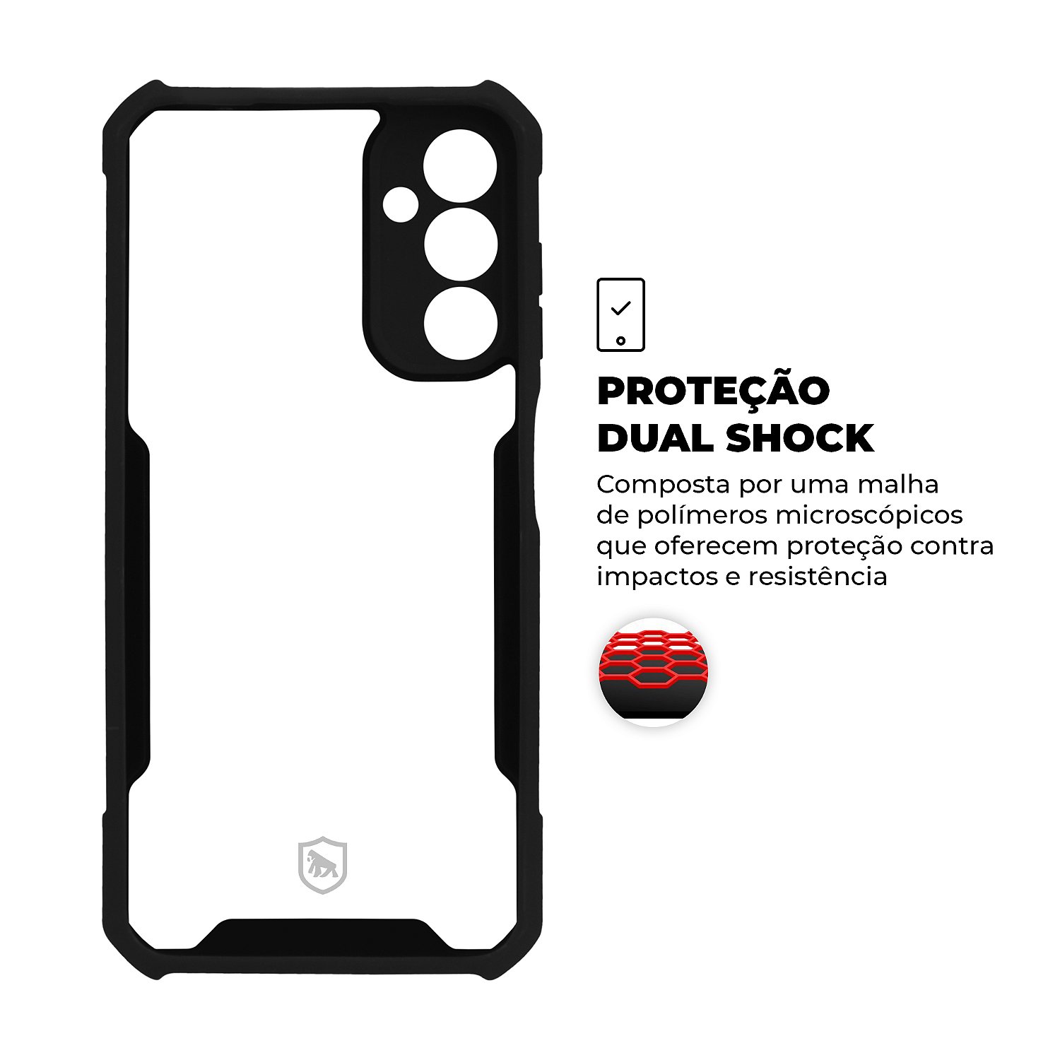 Capa para Samsung Galaxy A25 - Dual Shock X - Gshield