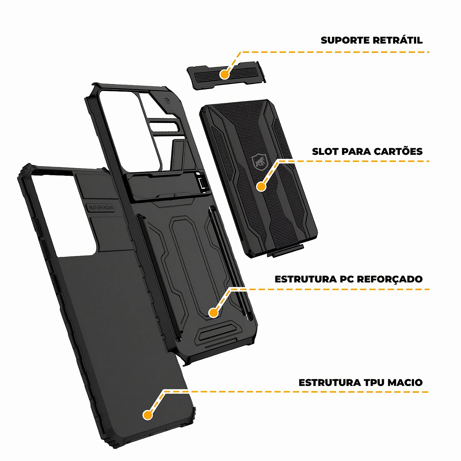 Capa para Samsung Galaxy A54 5G - Snap Guardian - Gshield