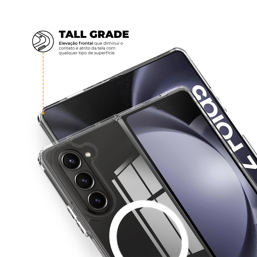 Capa para Samsung Galaxy Z Fold 5 - MagSafe Transparente - Gshield
