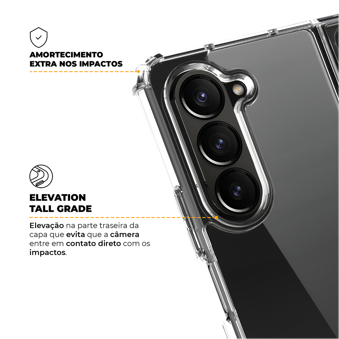 Capa para Samsung Galaxy Z Fold 5 - MagSafe Transparente - Gshield