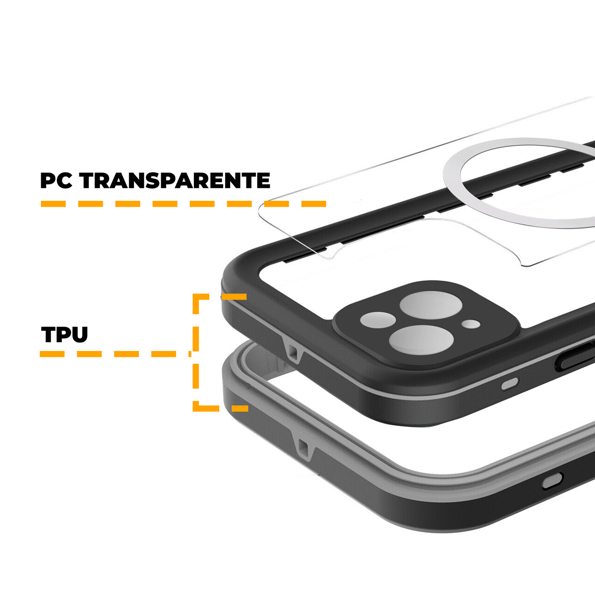Capa à Prova d'água Nautical para iPhone 15 - Gshield