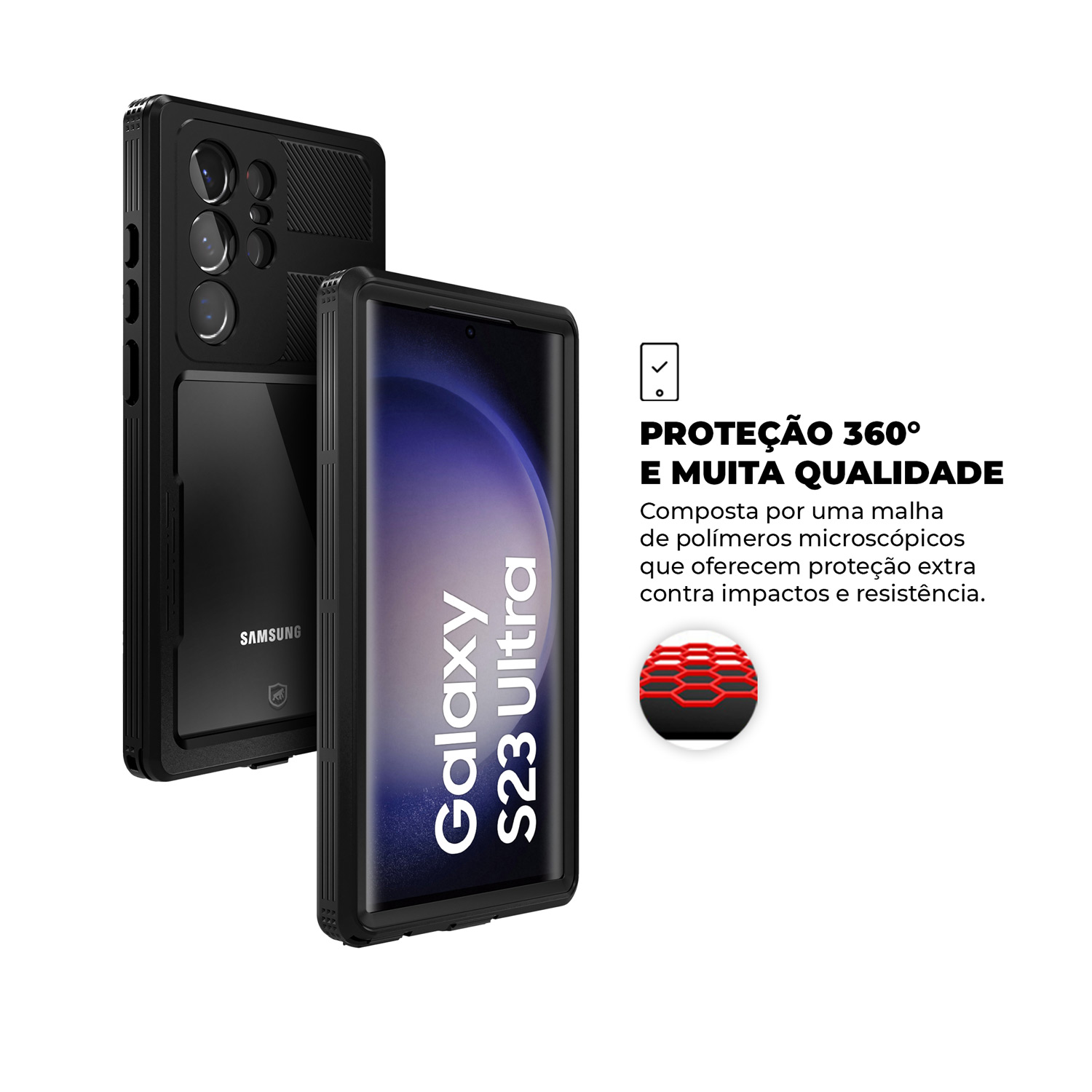 Capa à Prova d'água Nautical para Samsung Galaxy S23 Ultra - Gshield