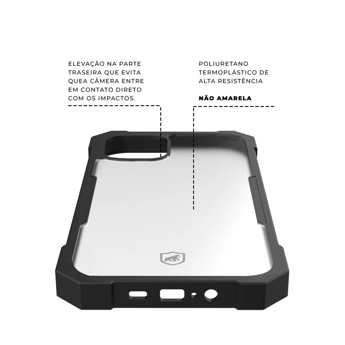 Capa para iPhone 15 Pro Max - Dual Shock X - Gshield